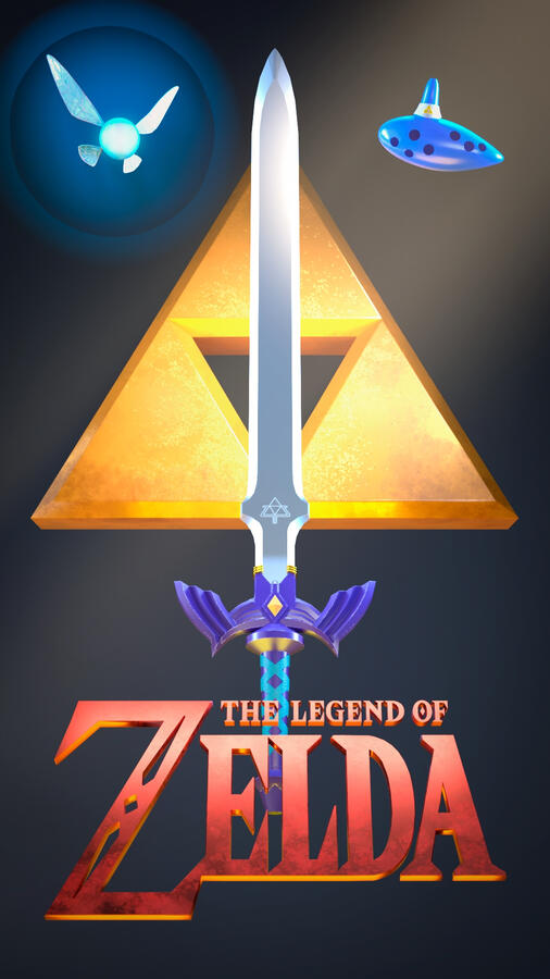The Legend of Zelda - 3D Poster Project